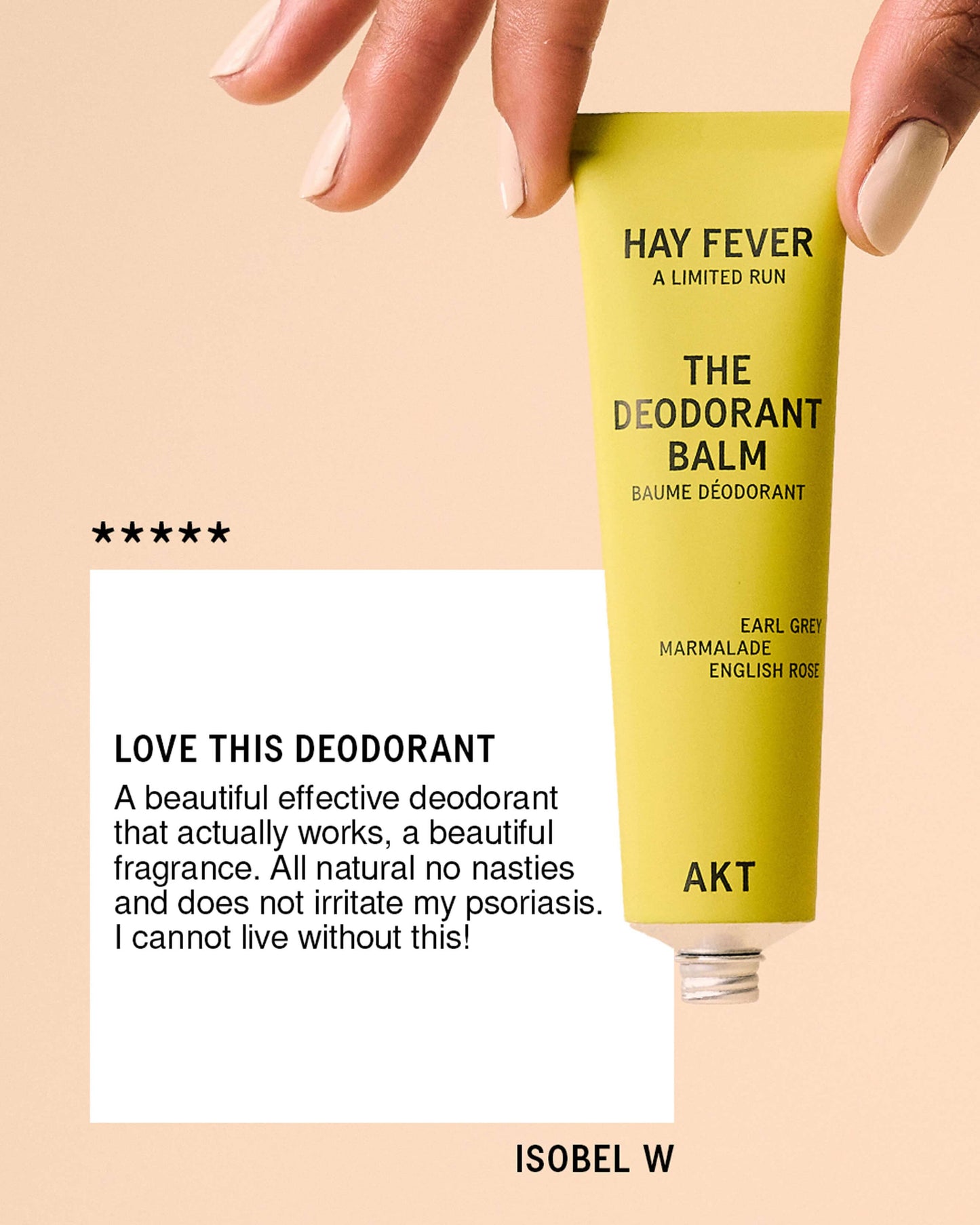 The Deodorant Balm Hay Fever