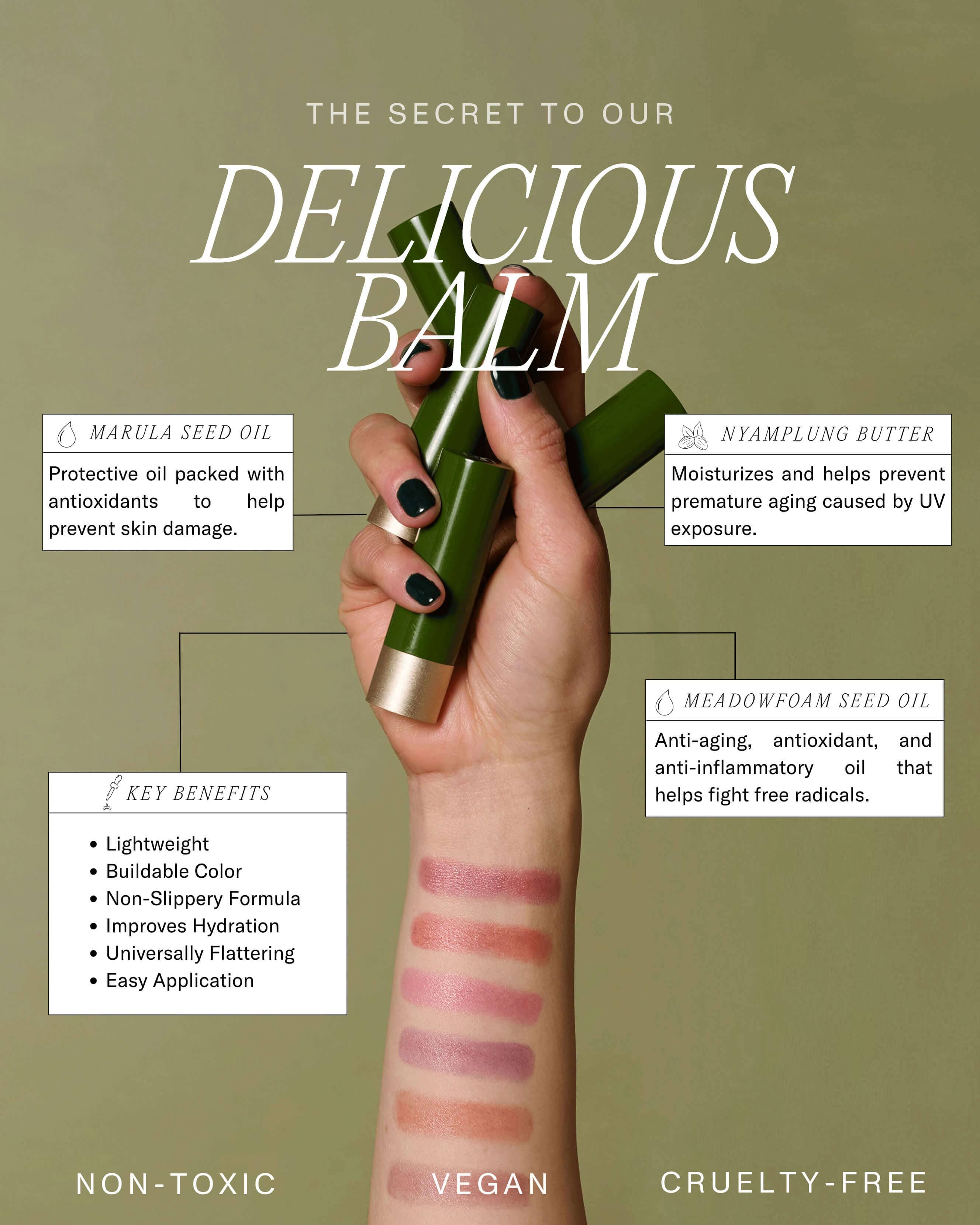 Mon Cheri (red-brown with warm undertones and black cherry scented)