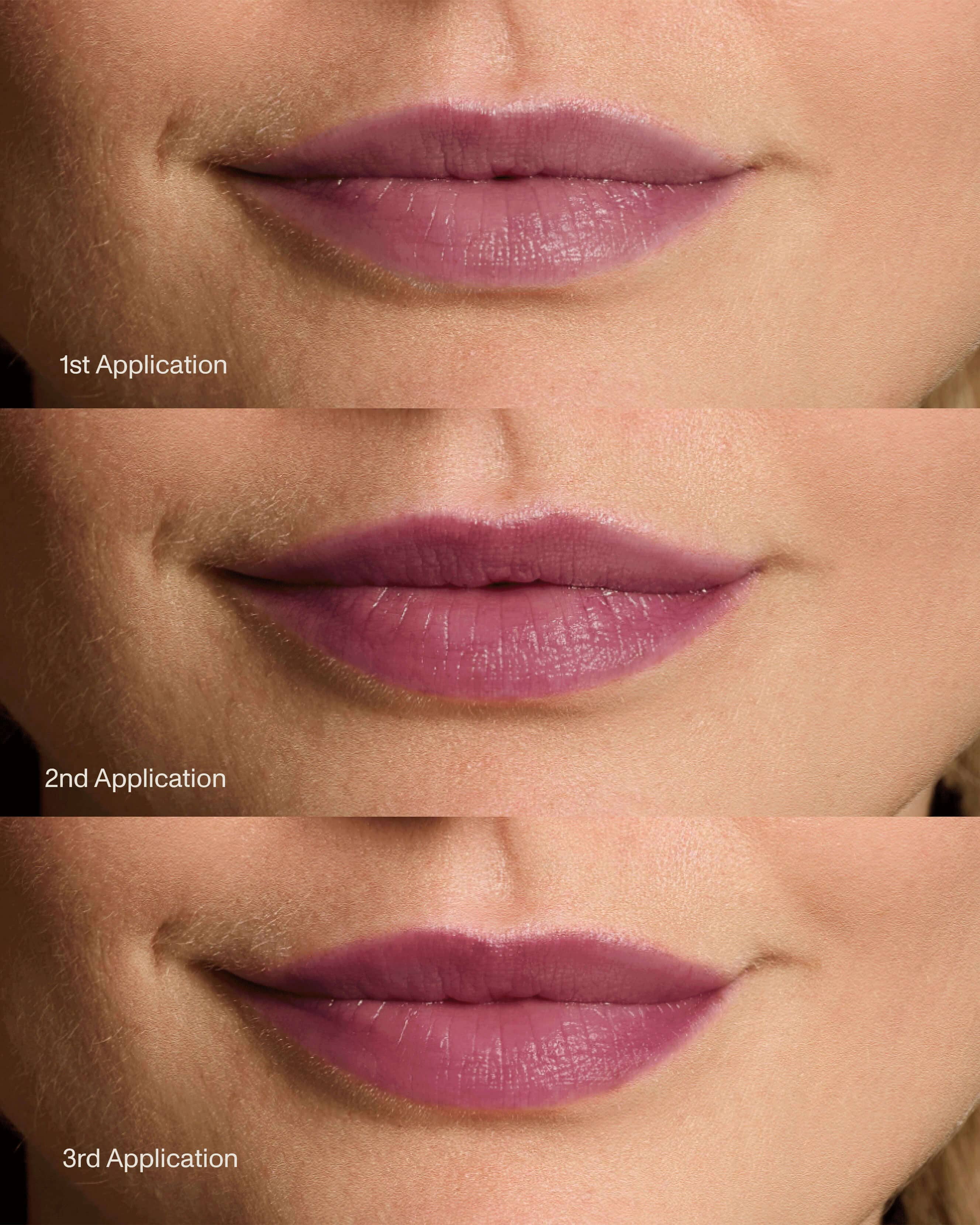 Aubergine (purple-blue with cool undertones and asian pear scented)