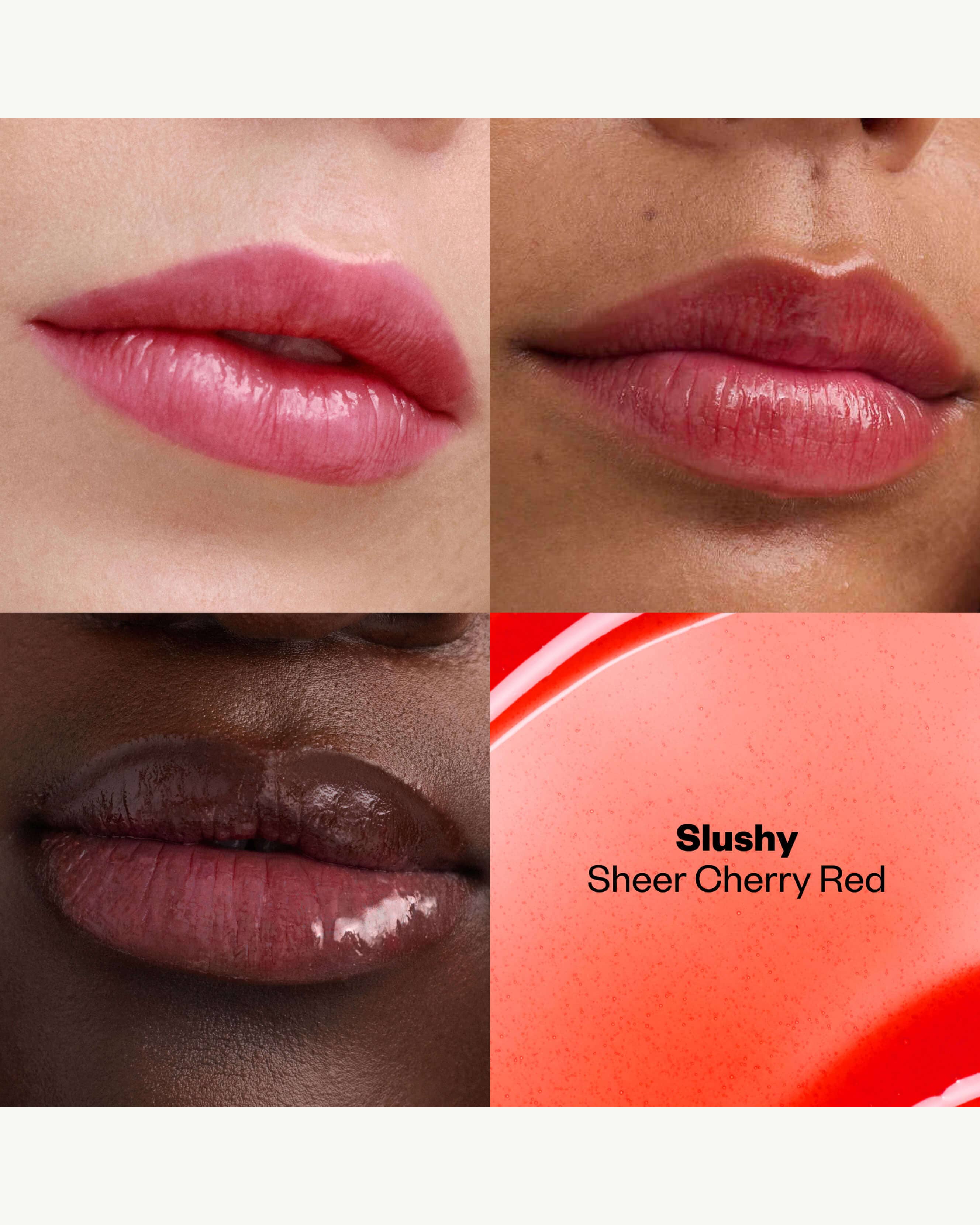 Slushy (sheer cherry red)