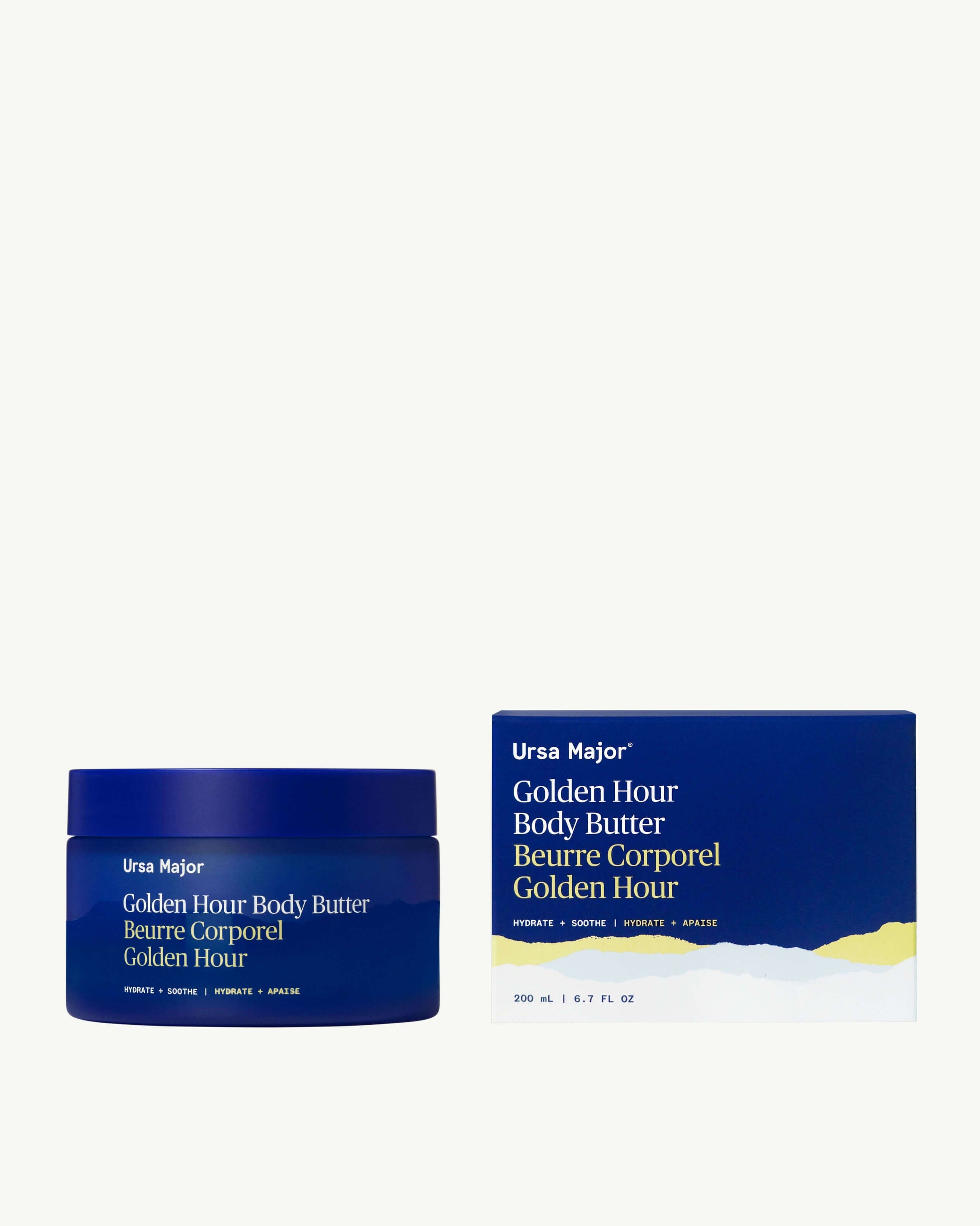 Golden Hour Body Butter Lotion with Calendula and Seabuckthorn for Dry Skin