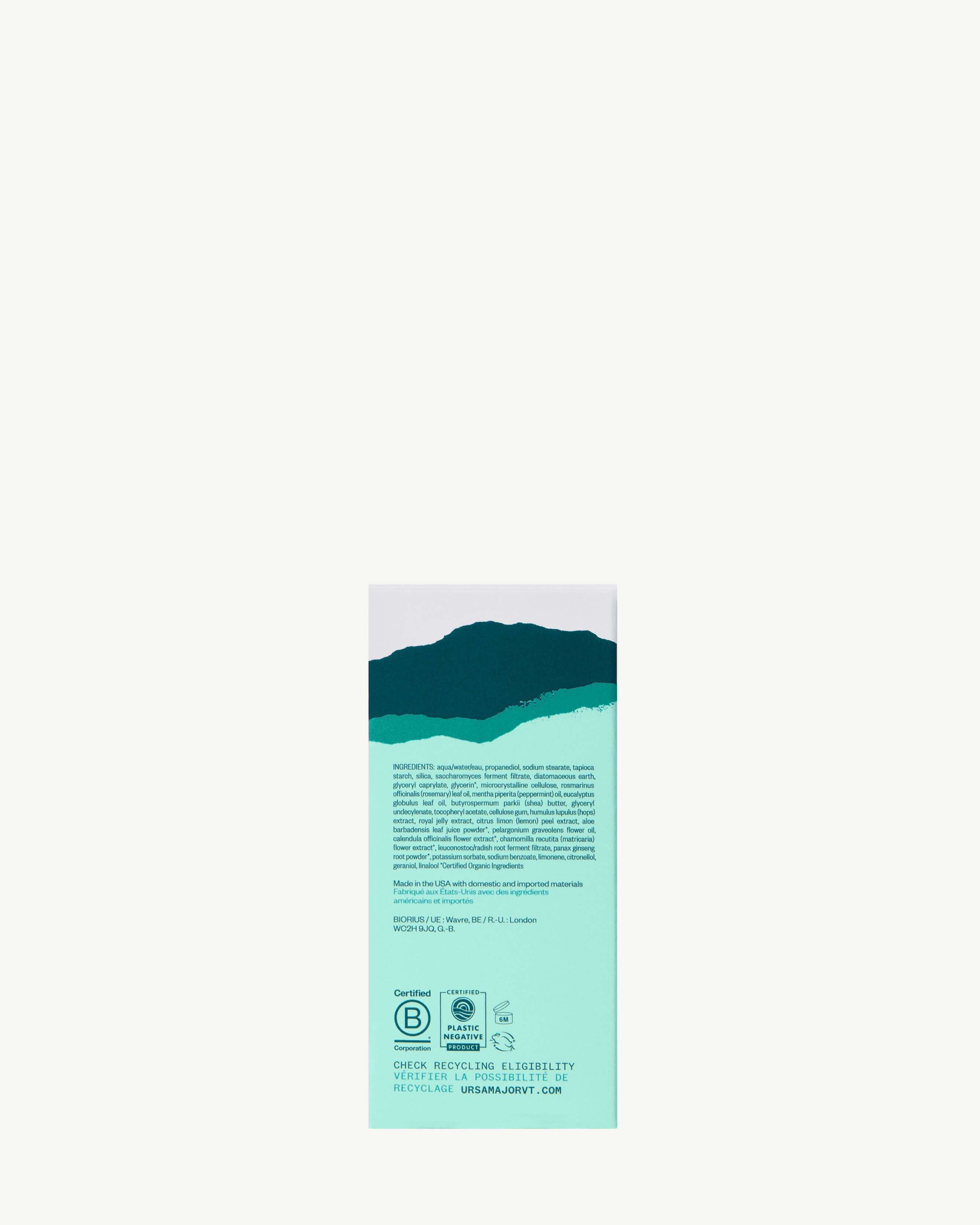 Hoppin' Fresh Deodorant Baking Soda Free with Mint & Eucalyptus